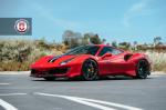Ferrari 488 Pista on HRE Wheels (P104SC) 2019 года